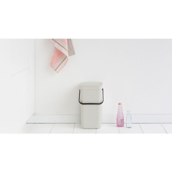 Бак для мусора Brabantia Sort&Go 12 л белый 213281 фото