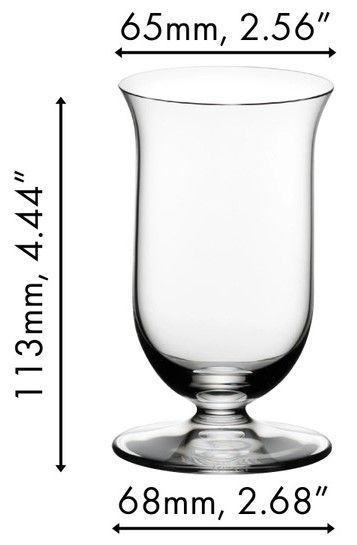 Набір з 2 келихів 200 мл для віскі Riedel Vinum Single Malt 6416/80 фото