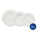 Столовий сервіз Villeroy & Boch Wonderful World White 12 предметів 4 персони 1011558763 фото 2