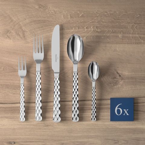 Набор из 30 столовых приборов Villeroy & Boch Boston на 6 персон серебряный 1265269050 фото