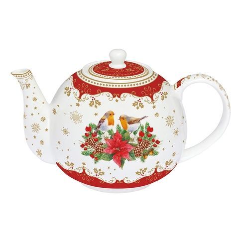 Рождественский заварочный чайник 1000 мл Easy Life Christmas Melody R920#CHTR фото