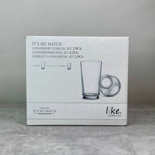 Набор из 2 стаканов Villeroy & Boch It's my match 410 мл 1136978266 фото