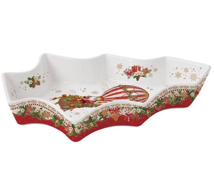 Рождественское блюдо 21,5&times;28,5 см Easy Life Christmas Memories елка R1095#CHTR фото