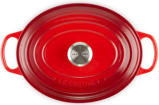 Кастрюля Le Creuset Signature 4,7 л овальная Cerise 21178290602430 фото