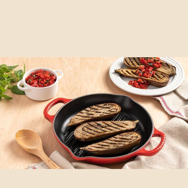 Сковорідка-гриль Le Creuset Signature 25 см Cerise 20208250600422 фото