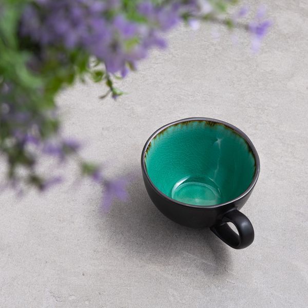 Набор из 4 чашек и блюдец для кофе Green lagoon 100 мл JM2221/JM2226 фото