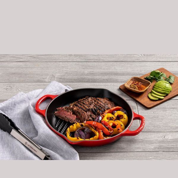 Сковорідка-гриль Le Creuset Signature 25 см Cerise 20208250600422 фото