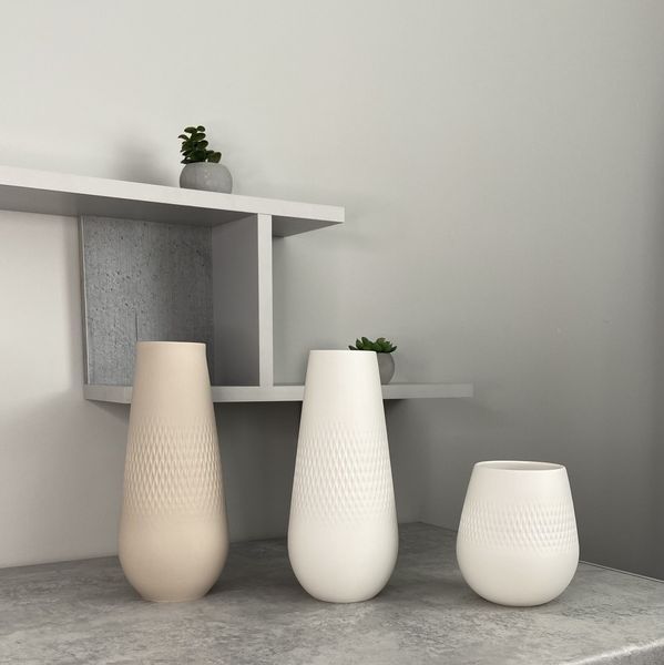 Ваза Villeroy & Boch Manufacturing Collier 26 см біла 1016815515 фото