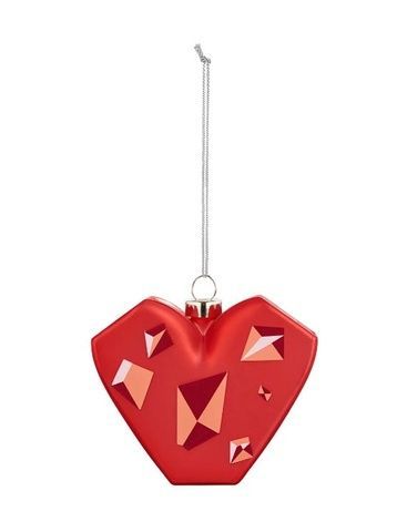 Ялинкова іграшка Alessi Le Palle Quadrate Amore al Cubo 7,5х3,5х6,5 см GJ0218 фото