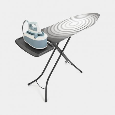 Гладильная доска 124х38 см Brabantia с подставкой для паровой системы разноцветная 101083 фото