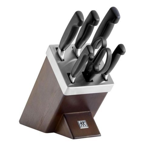 Набор ножей Zwilling Four Star 7 предметов с самозатачиванием коричневый 35145-000-0 фото
