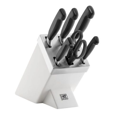 Набір ножів Zwilling Four Star 7 предметів із самозаточуванням білий 35148-207-0 фото