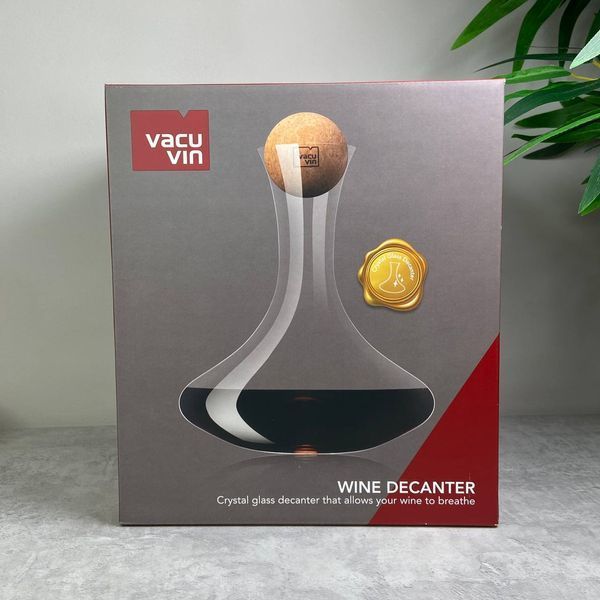 Декантер для вина Vacu Vin Wine Decanter 750 мл з корком 76020602 фото