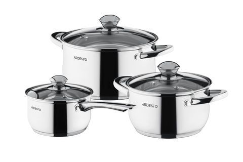 Набор посуды Ardesto Gemini Gourmet 6 предметов AR1906PS фото