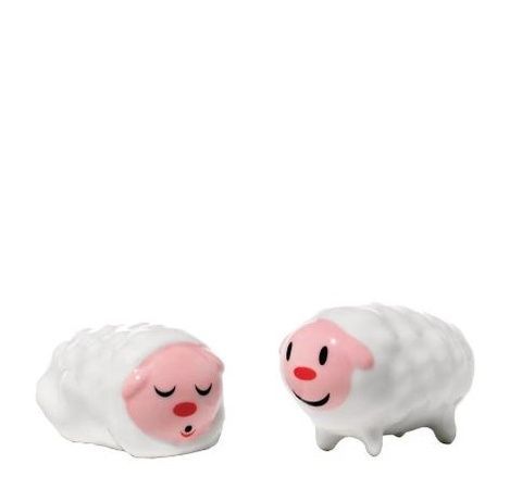 Набір із 2 статуеток Alessi Tiny little sheep 3,8х2,3х2 см AMGI10SET3 фото