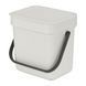 Бак для сміття Brabantia Sort&Go 3 л сірий 213229 фото 2