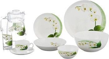 Столовий сервіз Luminarc Diwali White Orchid 46 предметів P7270 фото