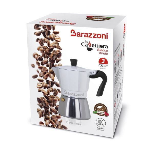 Гейзерная кофеварка Barazzoni Hybrid на 3 чашки 830005103 фото