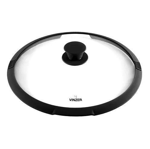 Кришка Vinzer 24 см чорна 50246 фото