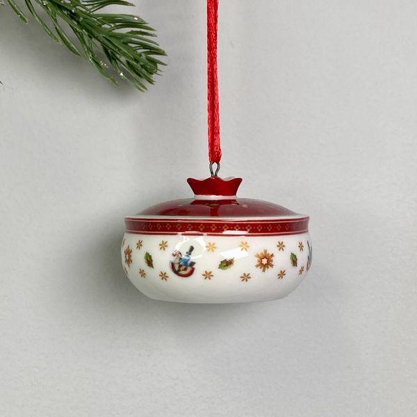 Набор из 3 елочных игрушек Villeroy & Boch Toy's Delight Decoration 6,3 см 1486596668 фото