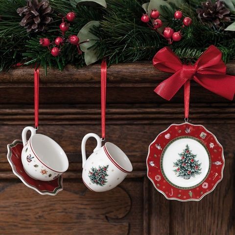 Набір із 3 ялинкових іграшок Villeroy & Boch Toy's Delight Decoration 7 см 1486596665 фото