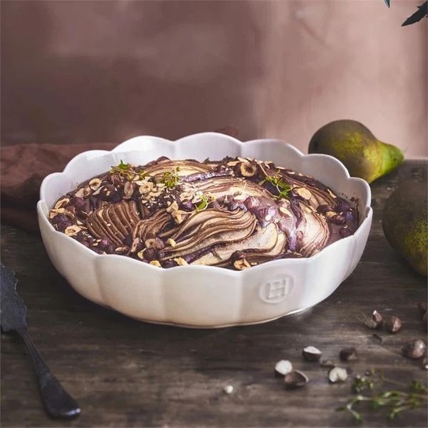 Форма для запікання Emile Henry Bakeware 27 см бежева 026253 фото