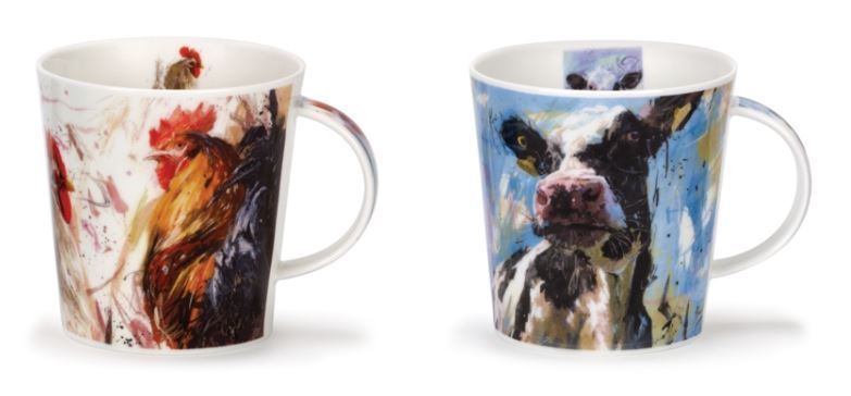 Чашка Dunoon Cair Animals On Canvas Cow 480 мл CA-ANIC-CO фото