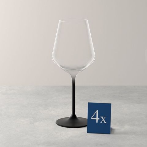 Набор из 4 бокалов для красного вина 470 мл Villeroy & Boch Manufacture Rock 1137988110 фото