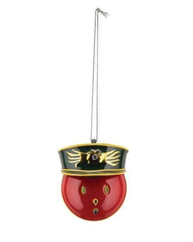 Ялинкова іграшка Alessi Generale Corallo 7,2х6х7 см _MJ162 фото