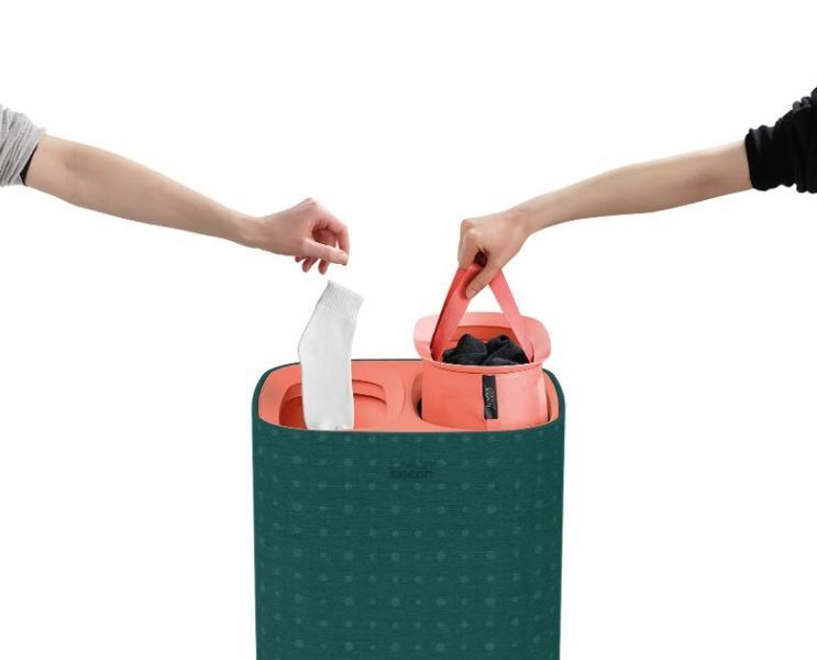 Кошик для білизни Joseph Joseph Tota Green 60 л 50022 фото