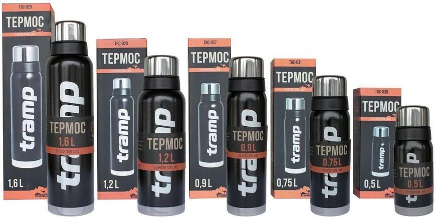 Термос Tramp Expedition Line 1,6 л черный UTRC-029-black фото
