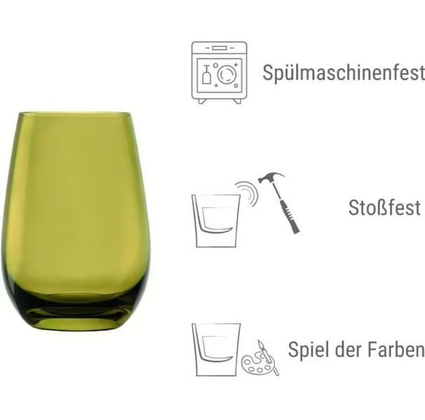 Набор из 6 стаканов St&ouml;lzle Lausitz Mediterranean Elements 335 мл F3-40435-1 фото