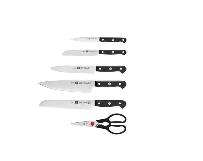Набор ножей Zwilling Gourmet 7 предметов с самозатачиванием серый 36133-410-0 фото