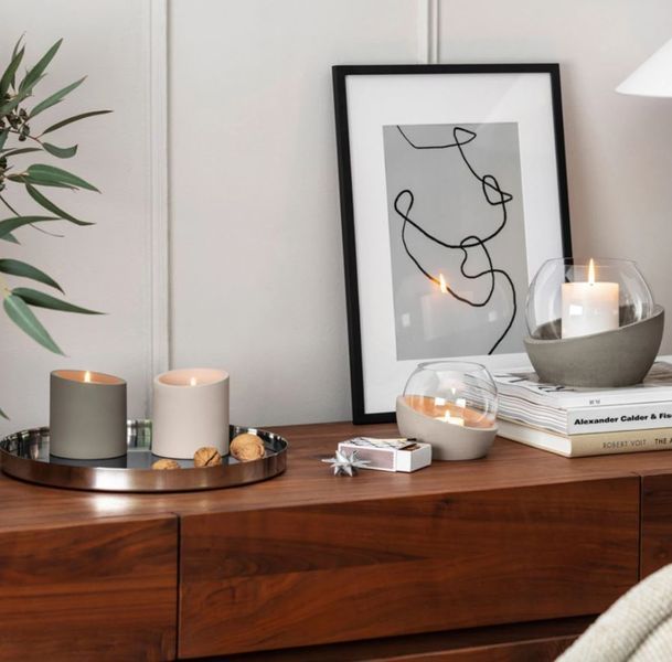 Свічка Villeroy & Boch Essentials 7х14 см зелена 3590186046 фото