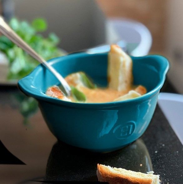 Форма для гратену Emile Henry OVENWARE 14 см, керамічна, блакитна 602149 фото