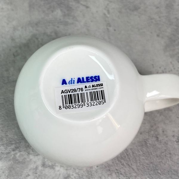 Набір з 4 чашок для еспресо Alessi All-Time 95 мл білий AGV29/76 фото