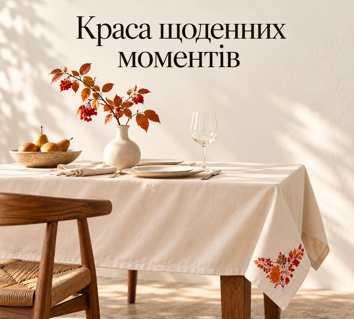 Краса щоденних моментів — текстиль VERBA