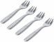 Набор из 4 вилок для устриц Alessi Colombina fish 14 см FM23/36S4 фото 2