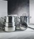 Кастрюля 2,7 л Barazzoni Professional низкая с крышкой 169604024 фото 4
