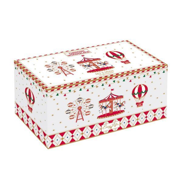 Набір із 2 чашок Easy Life Christmas Wonderland 275 мл R1102#CHWO фото