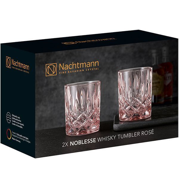 Набор из 2 стаканов для виски Nachtmann Noblesse Rose 295 мл розовый 104240 фото