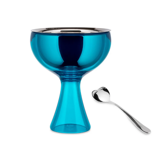 Піала Alessi Big Love 250 мл для морозива блакитна MMI01BLUE фото