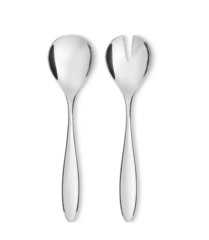 Набор из вилки и ложки Alessi Mami 26 см для салата SG38/14 фото