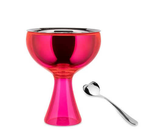 Піала Alessi Big Love 250 мл для морозива рожева MMI01PINK фото