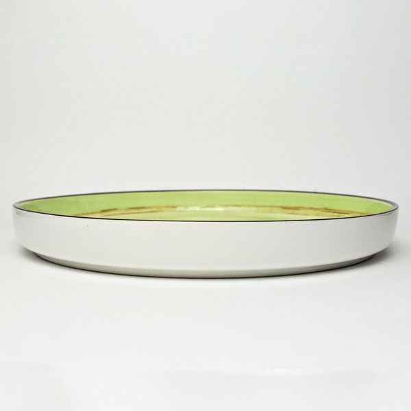 Тарелка обеденная Wilmax Spiral Pistachio 23 см WL-669119 / A фото