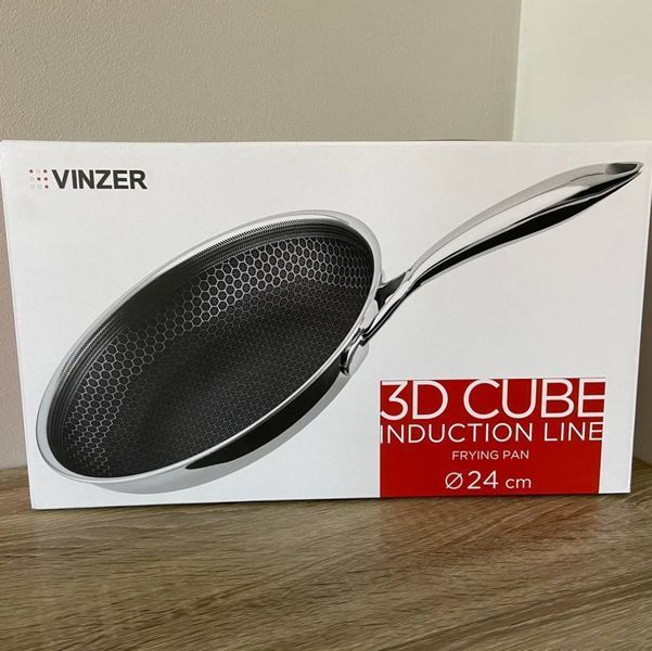 Сковорода &Oslash; 24 cm Vinzer 3D Cube Induction круглая 50401 фото