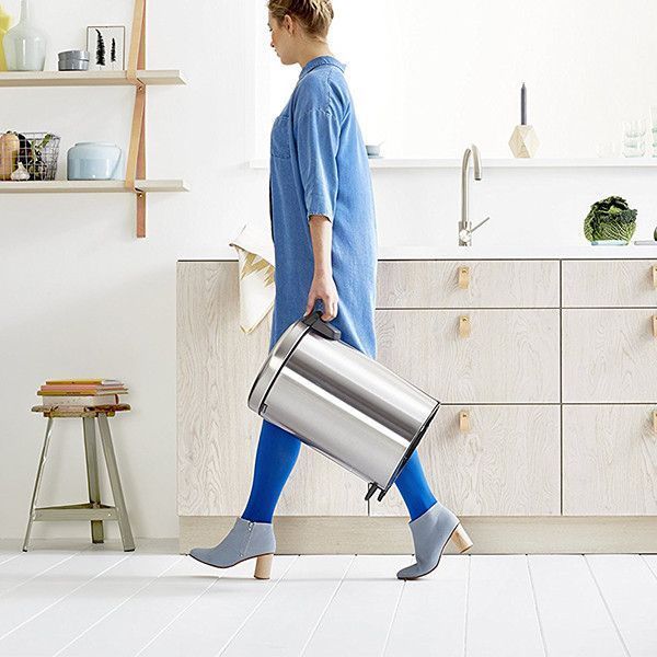 Бак для мусора Brabantia Pedal Bin NewIcon 20 л серый 111907 фото