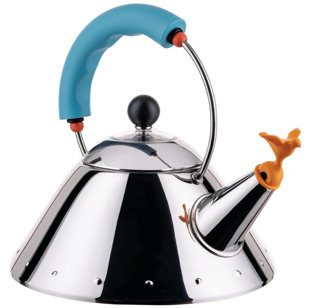 Чайник Alessi 1 л з блакитною ручкою 9093/1 фото