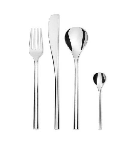 Набор из 24 столовых приборов Alessi Mu на 6 персон TI04S24 фото