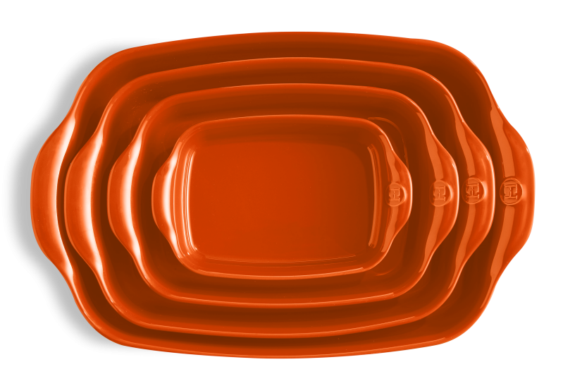 Форма для запікання прямокутна Emile Henry Ovenware 36,5х23,5 см помаранчева 769652 фото